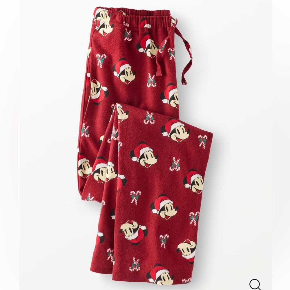 Hanna Andersson Disney Mickey Mouse Holiday Flannel PJ Pants